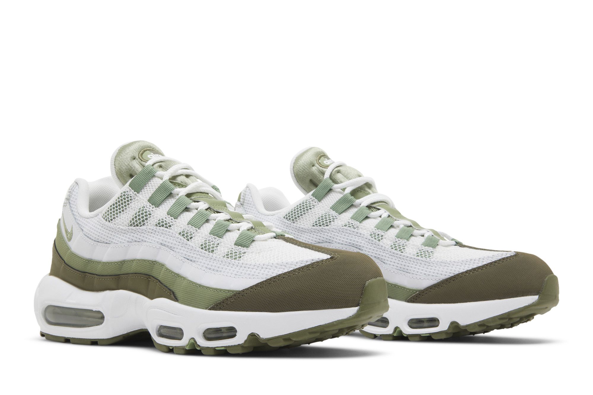 商品画像：Size 12-Nike Air Max 95 White / Oil-Green 'Medium Olive 2