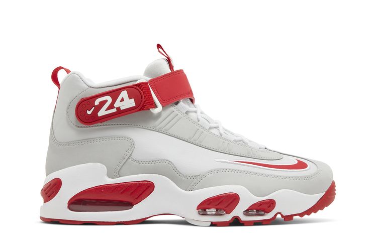 Air Griffey Max 1 Pure Platinum/White/University Red