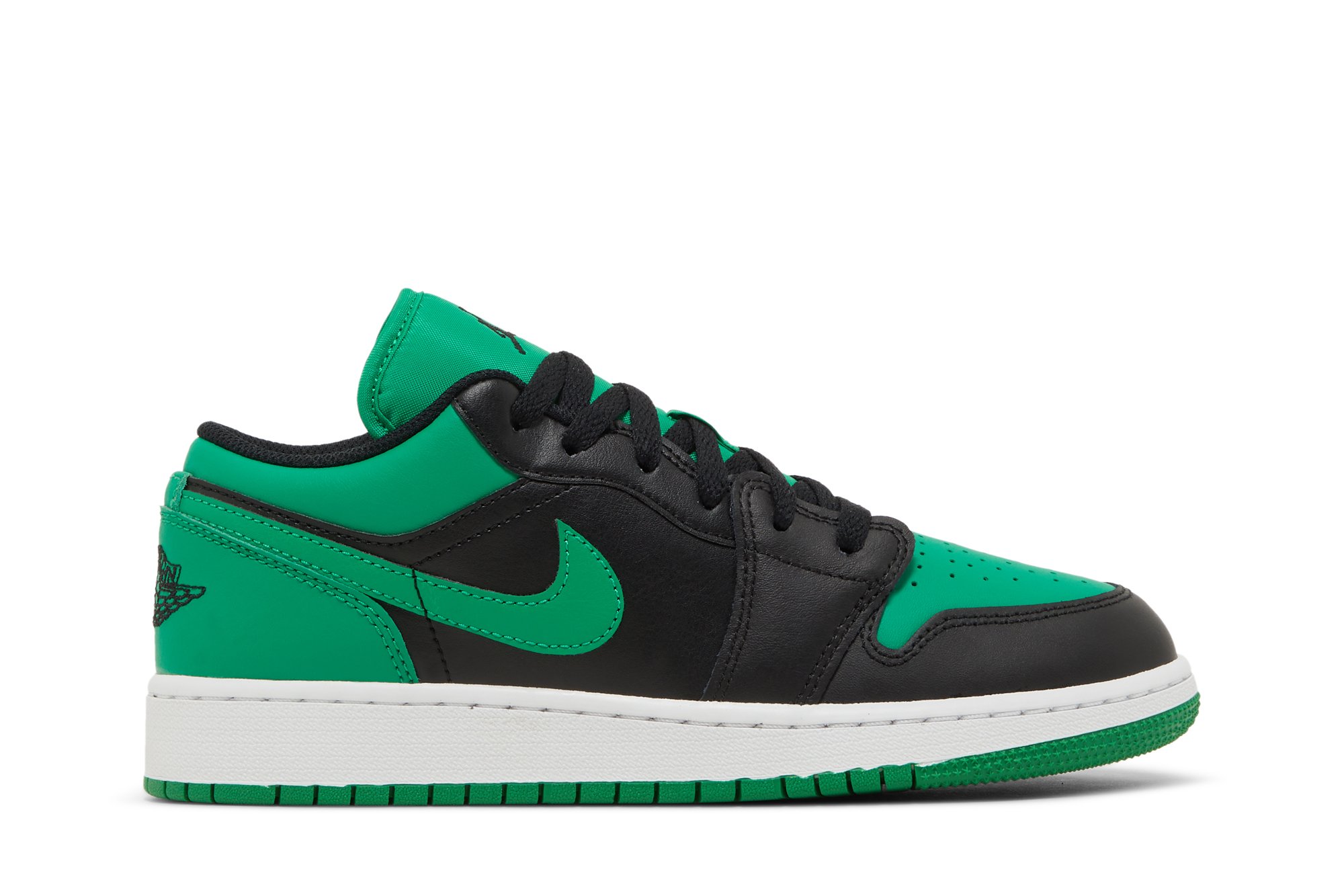 Buy Air Jordan 1 Low GS 'Black Lucky Green' - 553560 065 | GOAT CA