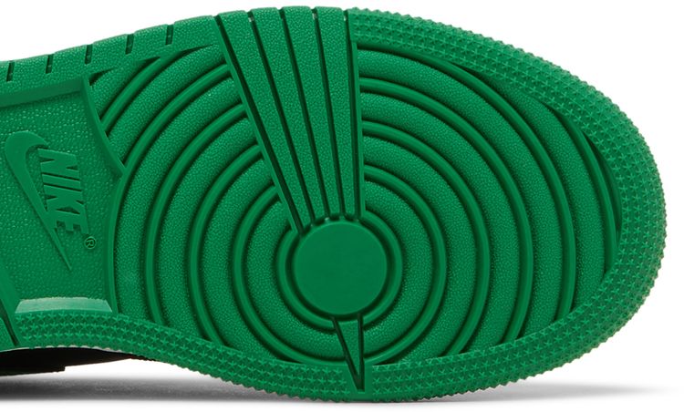 Air Jordan 1 Low GS Black Lucky Green