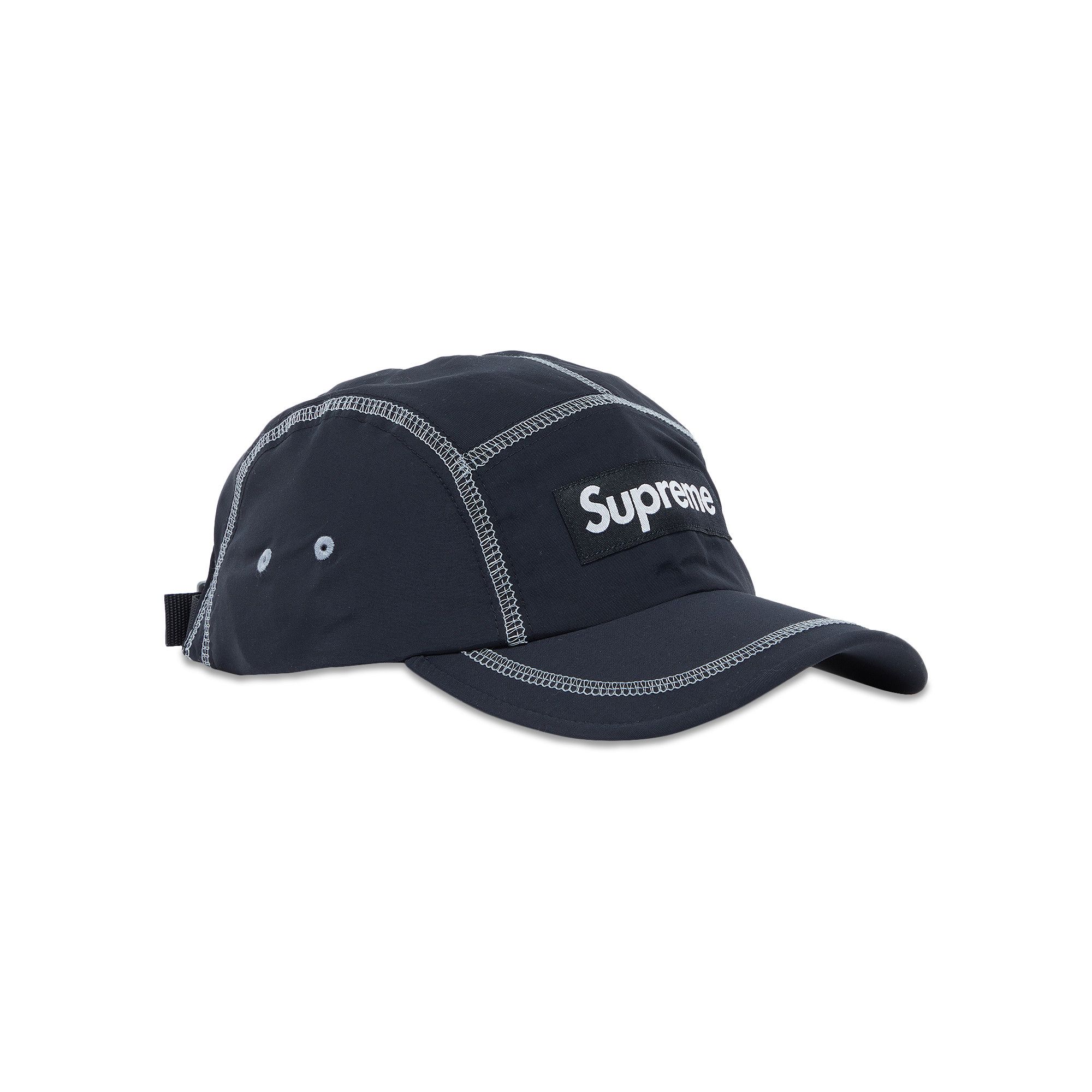 Supreme Reflective Stitch Camp Cap Black - SS23 - US