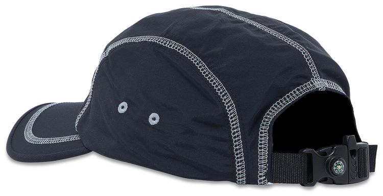 Supreme Reflective Stitch Camp Cap Black