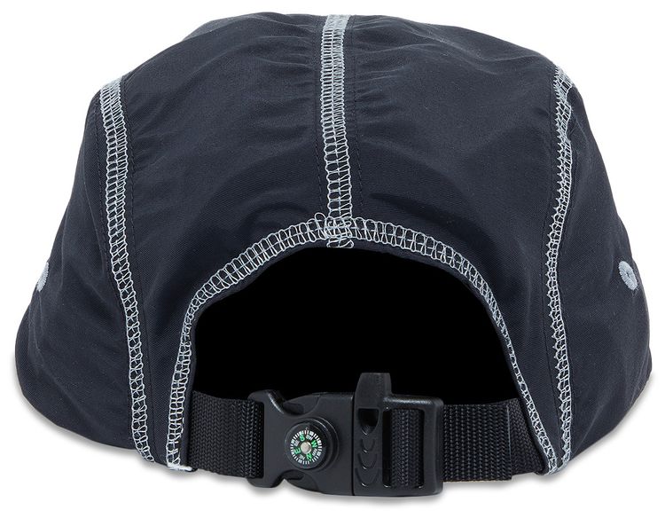 Supreme Reflective Stitch Camp Cap Black