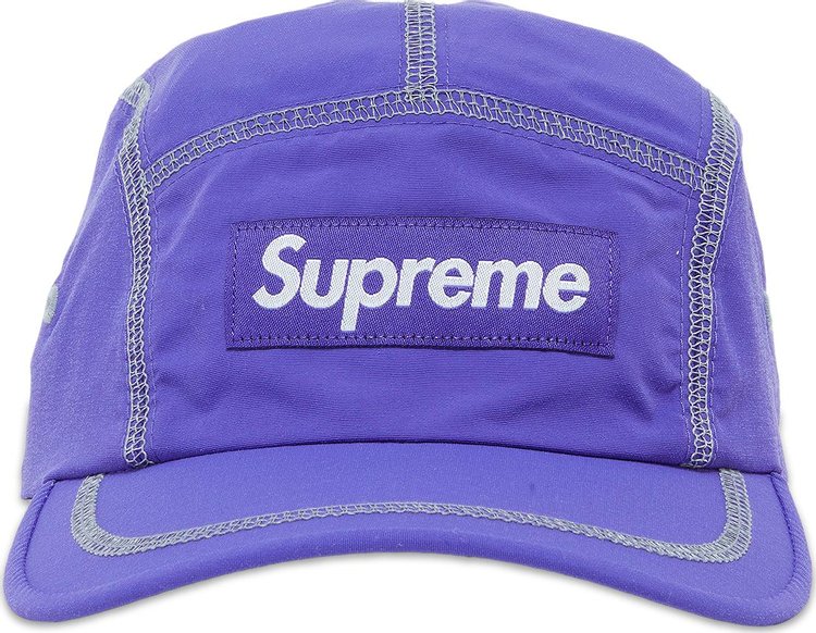 Supreme Geometric Ripstop Camp Cap Purple - SS19 - US