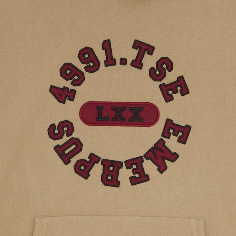 Supreme Reverse Hooded Sweatshirt Dark Tan