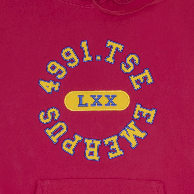 Supreme Reverse Hooded Sweatshirt Fuchsia