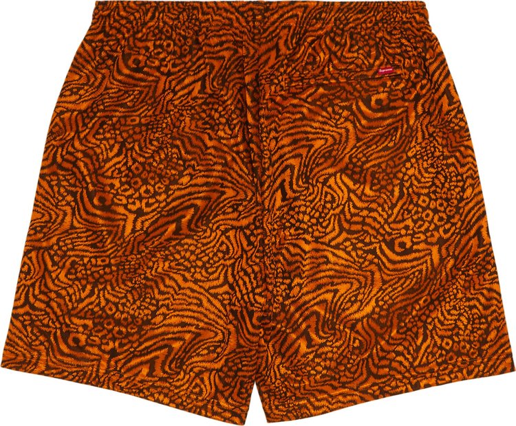 Supreme x Umbro Jacquard Animal Print Soccer Short Orange