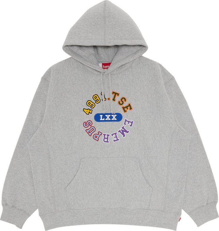 Buy Supreme Reverse Hooded Sweatshirt 'Heather Grey' - SS23SW66 HEATHER ...