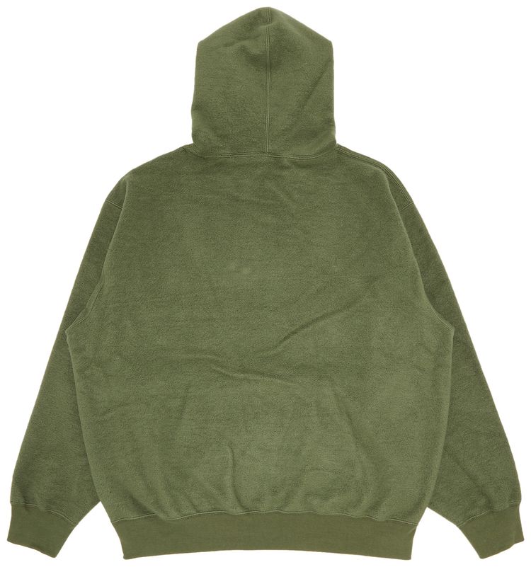 Supreme Inside Out Box Logo Hooded Sweatshirt Light Olive