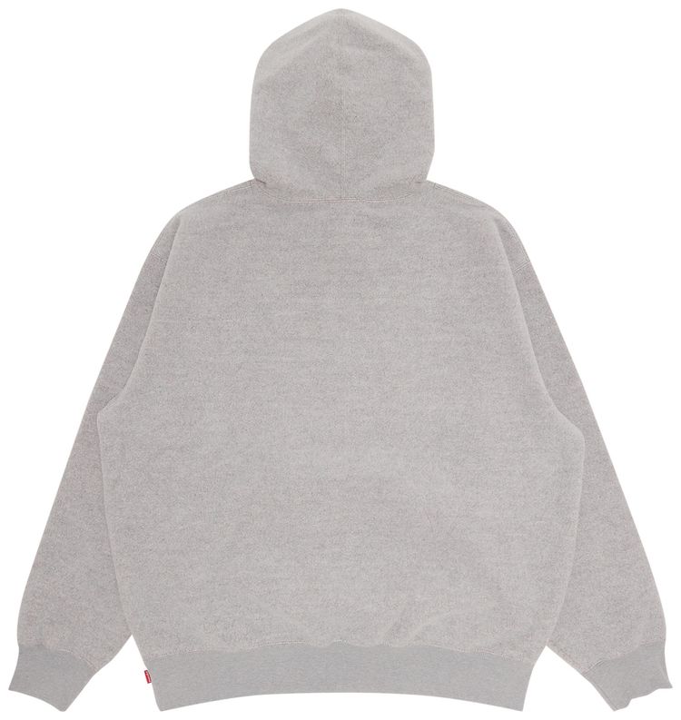 Supreme Inside Out Box Logo Hooded Sweatshirt Heather Grey