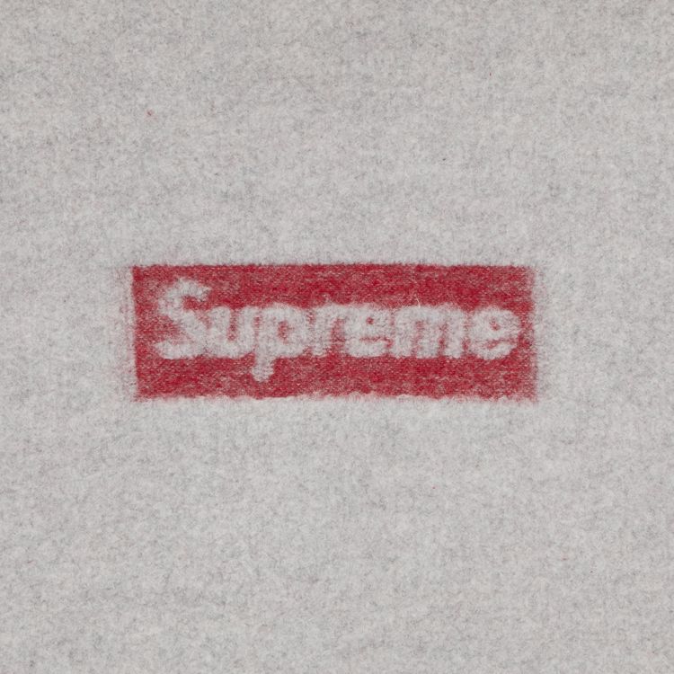 Supreme Inside Out Box Logo Hooded Sweatshirt Heather Grey