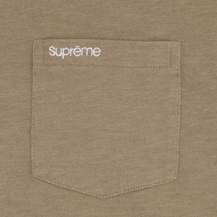 Supreme Short Sleeve Pocket Tee Taupe
