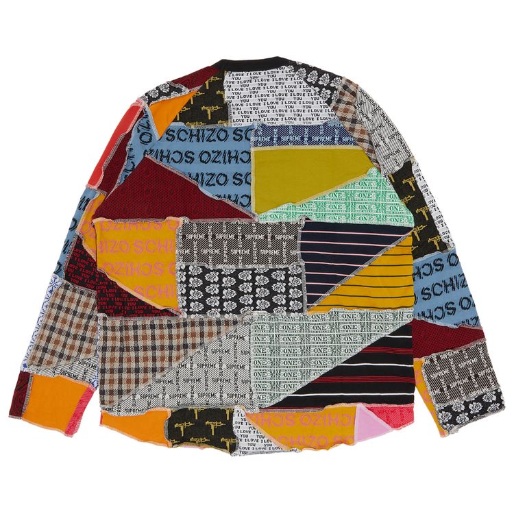 Buy Supreme Patchwork Jacquard Long-Sleeve Top 