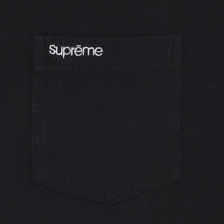 Supreme Short Sleeve Pocket Tee Black