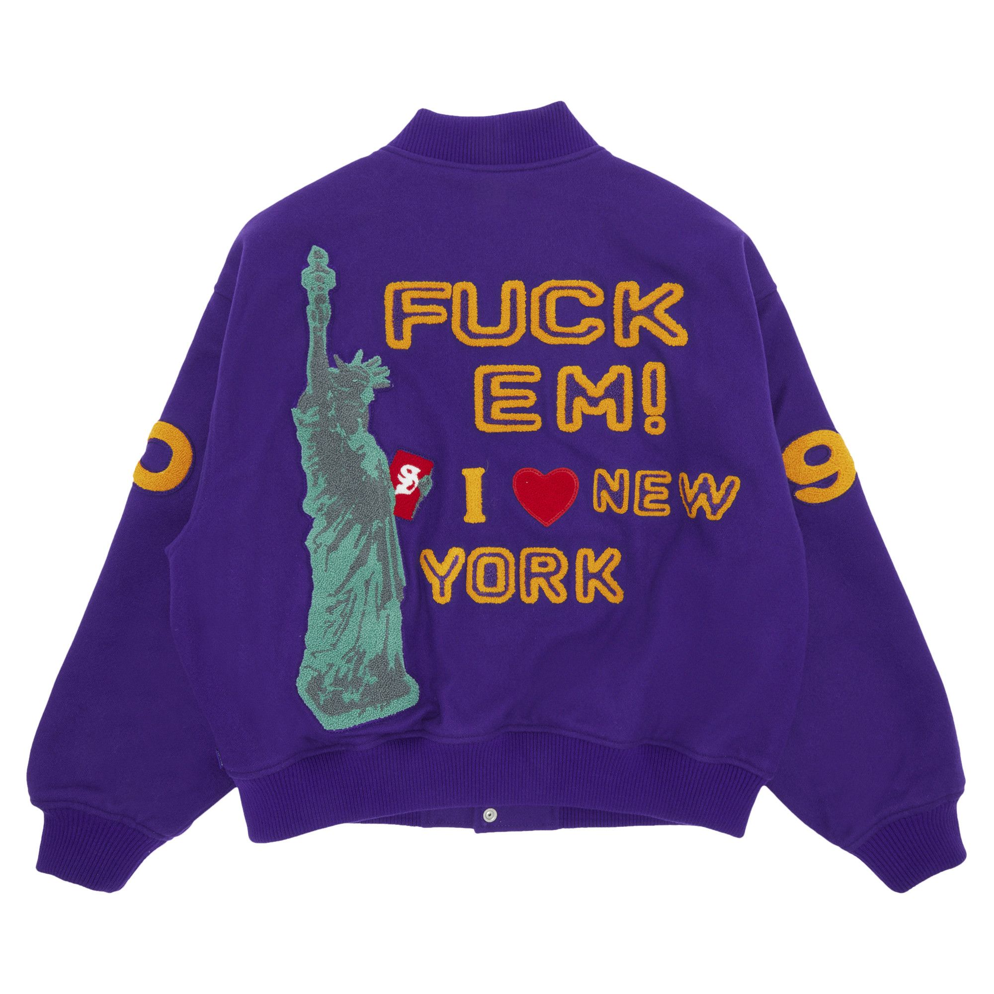 Buy Supreme Tourist Varsity Jacket 'Purple' - SS23J75 PURPLE