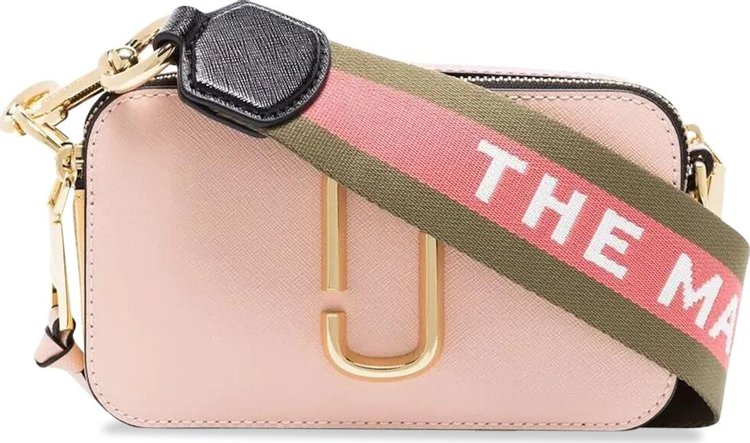 MARC JACOBS SNAPSHOT BAG IN PINK LEATHER