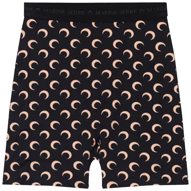 Marine Serre All Over Moon Yoga Short Black