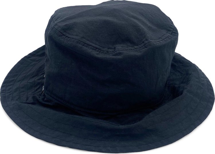 Yohji Yamamoto Logo Bucket Hat Black