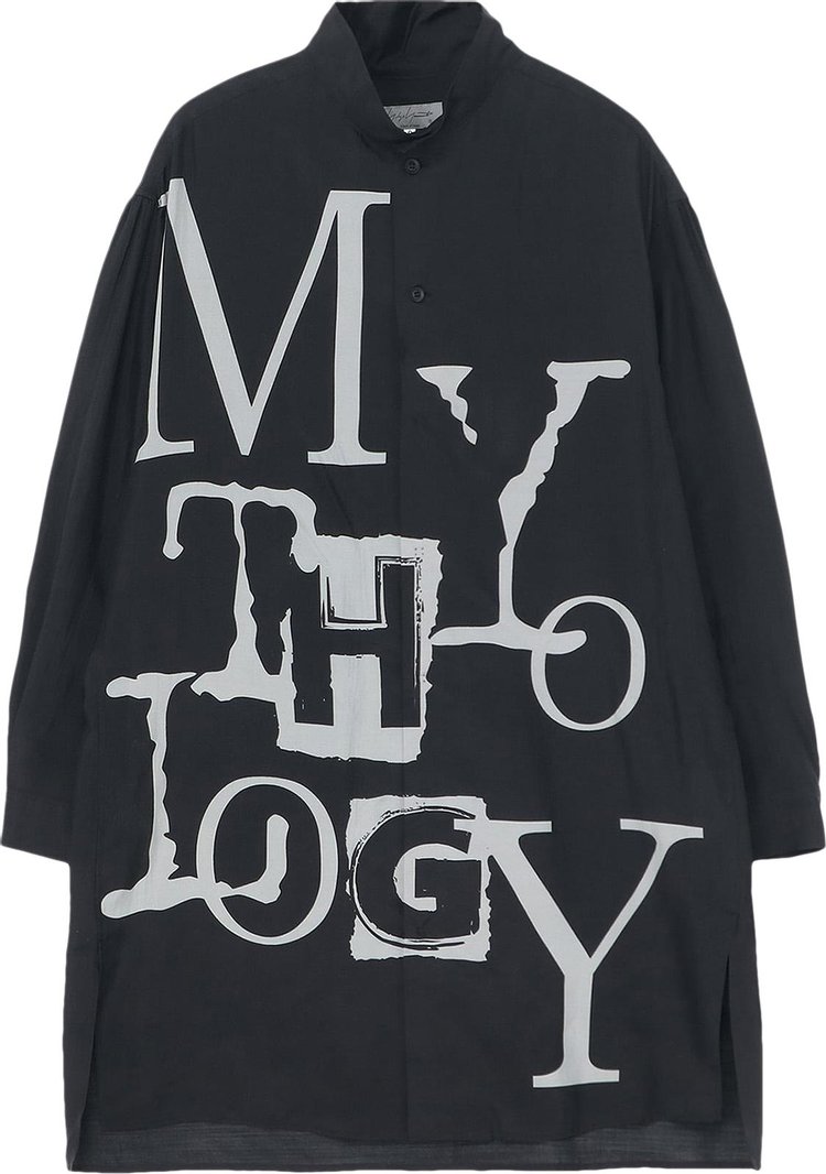 Yohji Yamamoto O-Mytholo Design Shirt 'Black'