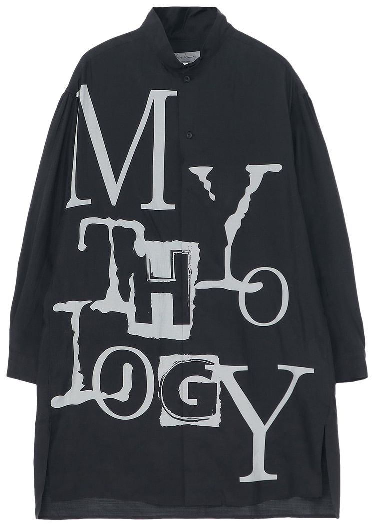 Yohji Yamamoto O Mytholo Design Shirt Black