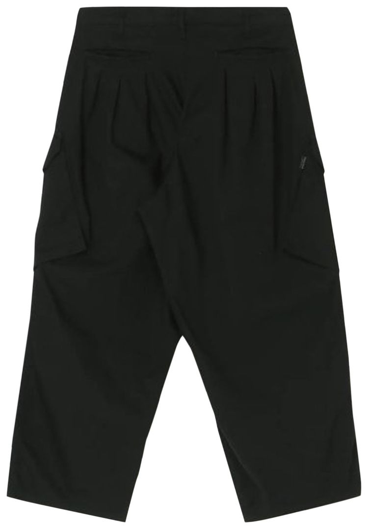 Yohji Yamamoto Oxford Z 12 Tuck Work Pants Black