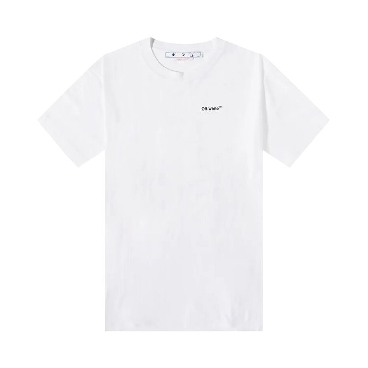 Off White Arrows Logo Print Tee White
