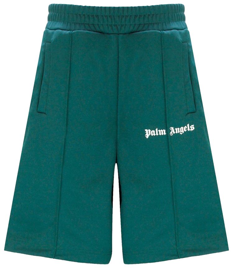Palm Angels Classic Track Shorts GreenWhite