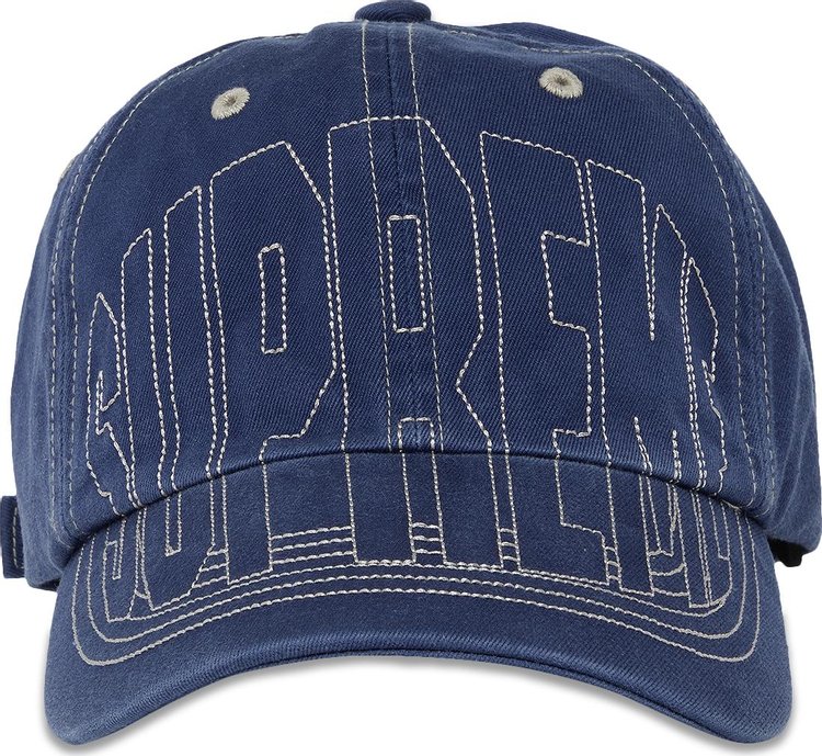 Supreme Visor Stitch 6-Panel 'Light Navy'