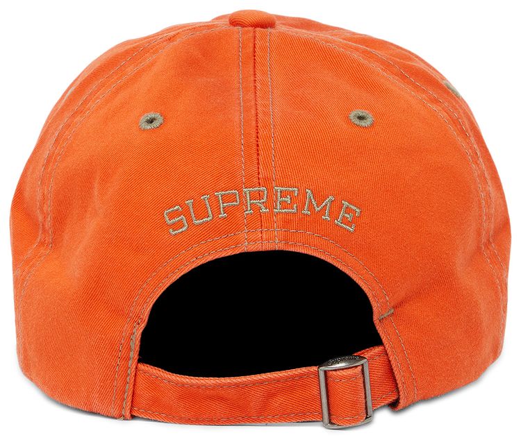 Supreme Visor Stitch 6 Panel Orange