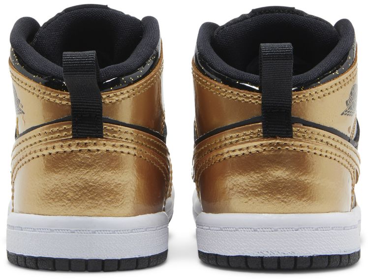 Air Jordan 1 Mid SE TD Metallic Gold Black