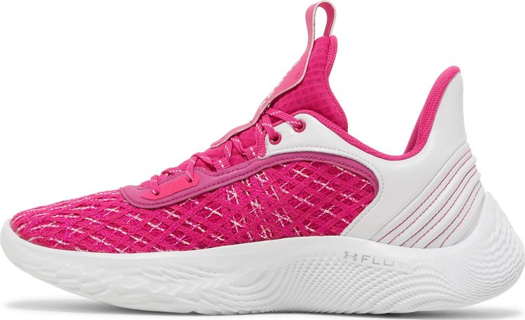 Curry Flow 9 Team White Tropic Pink