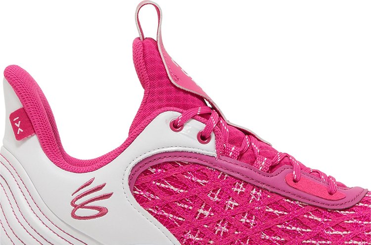 Curry Flow 9 Team White Tropic Pink