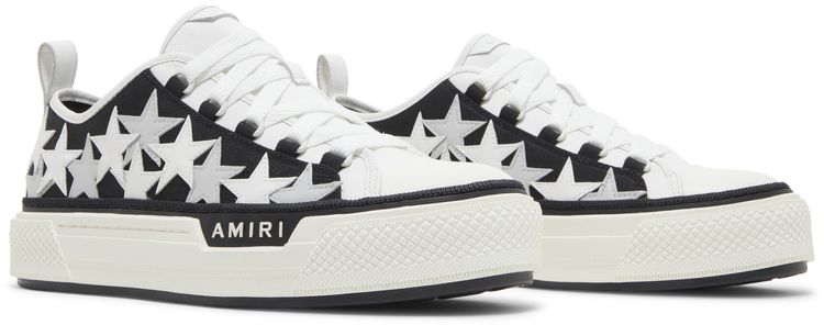 Amiri Stars Court Low Black White