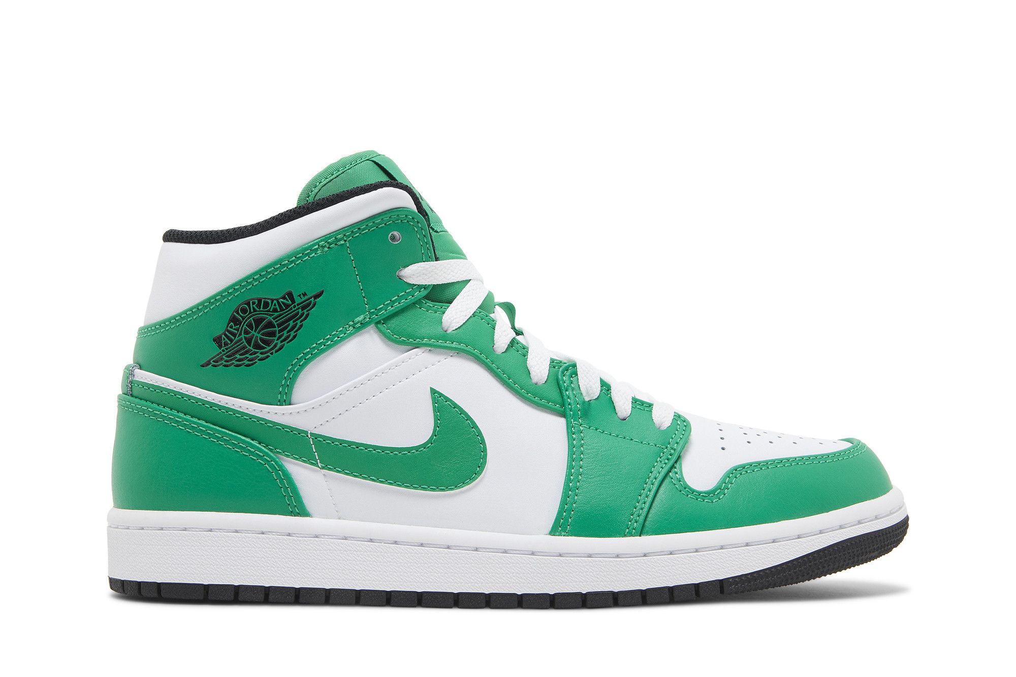 Size 11.0 Air Jordan 1 Mid 'Lucky Green'