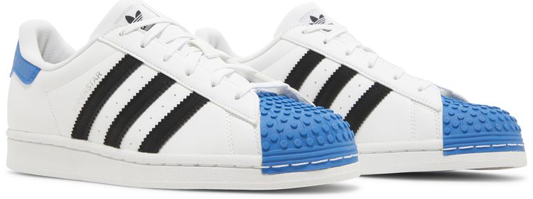 LEGO x adidas Superstar J White Shock Blue
