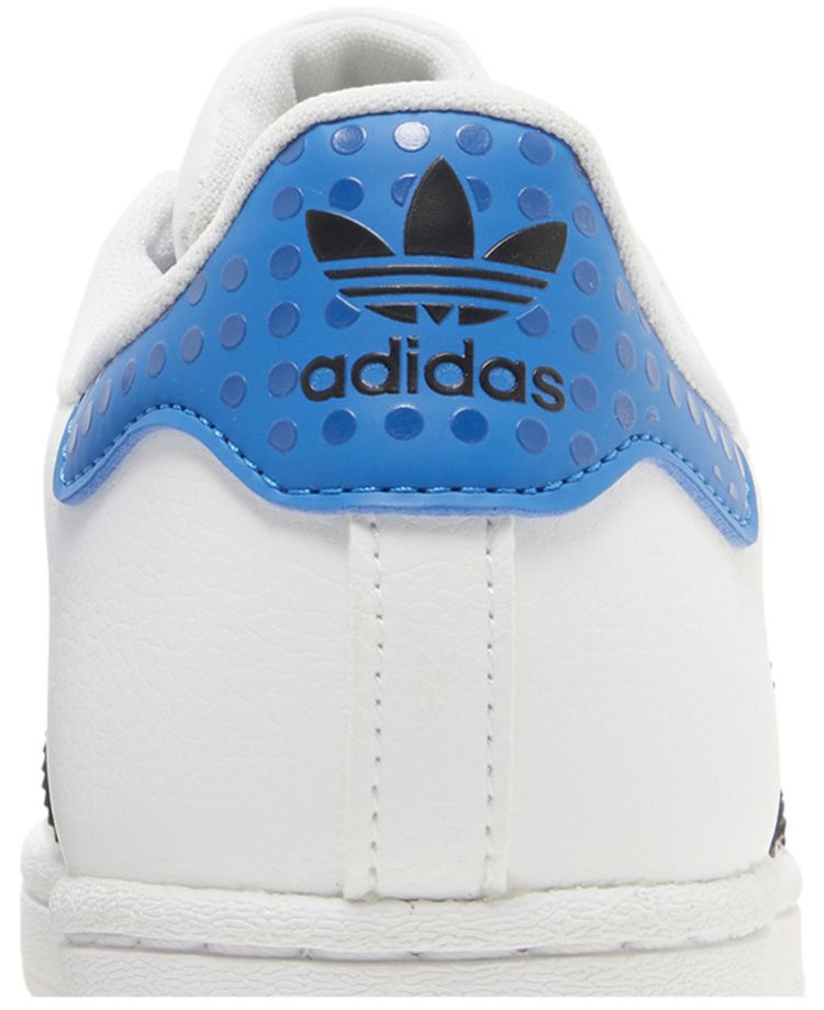 LEGO x adidas Superstar J White Shock Blue