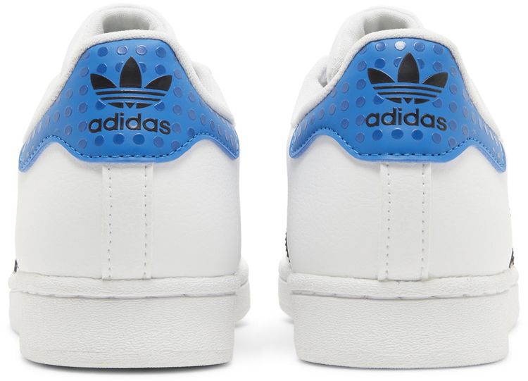 LEGO x adidas Superstar J White Shock Blue