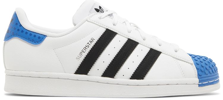 LEGO x adidas Superstar J White Shock Blue