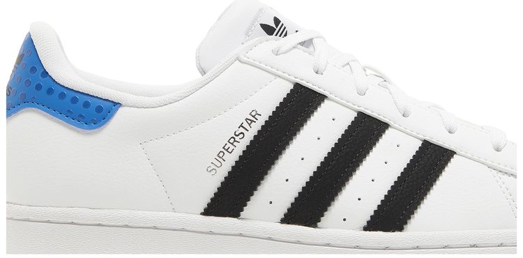 LEGO x adidas Superstar J White Shock Blue
