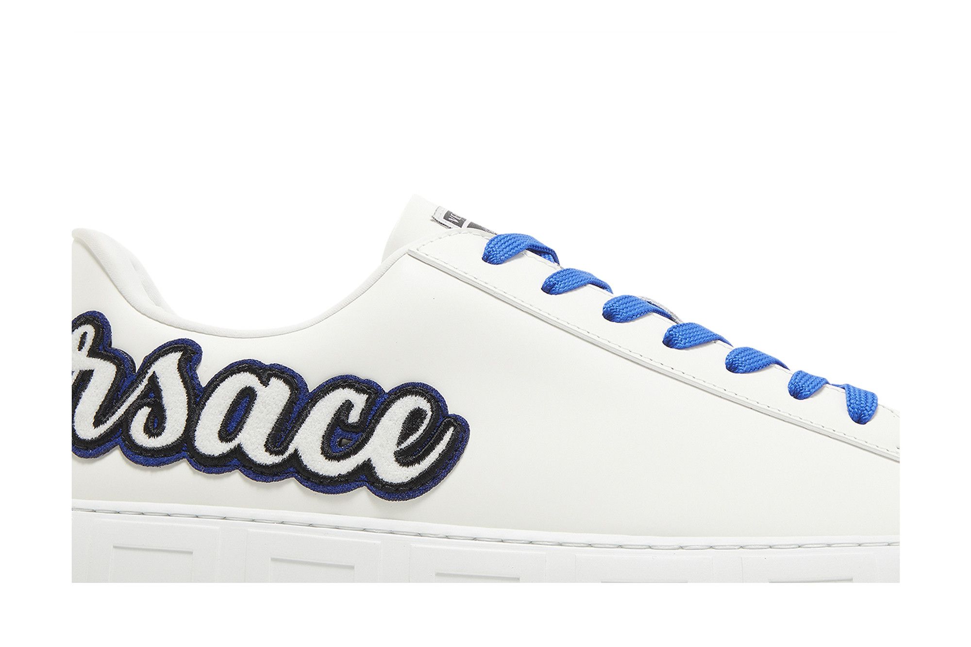Buy Versace La Greca Varsity Sneaker White DSU8404 1A05496 2WD60 GOAT UK
