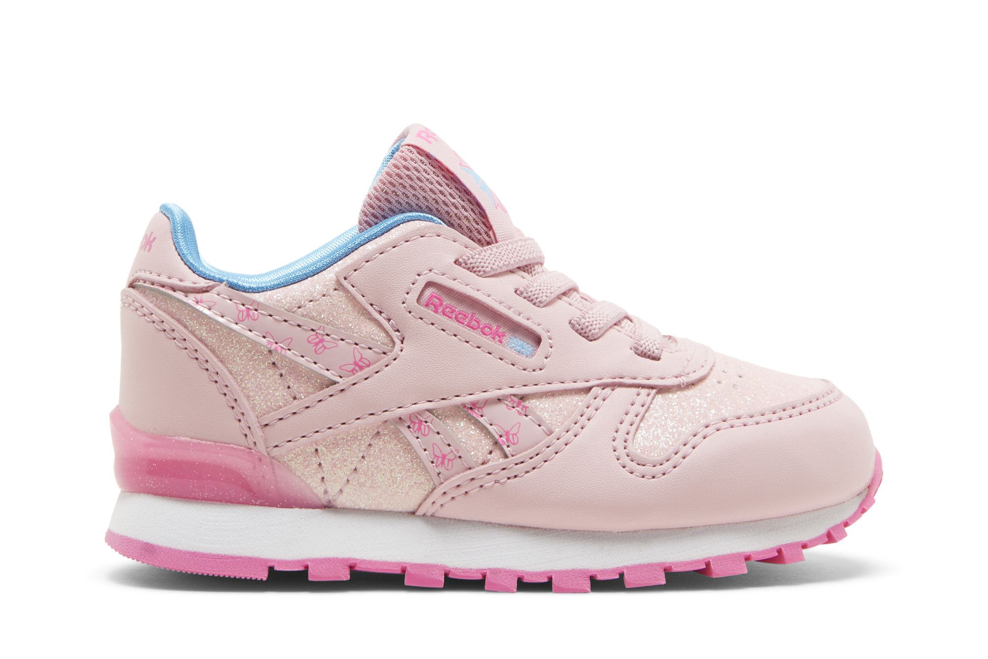 Pink glitter reebok outlet