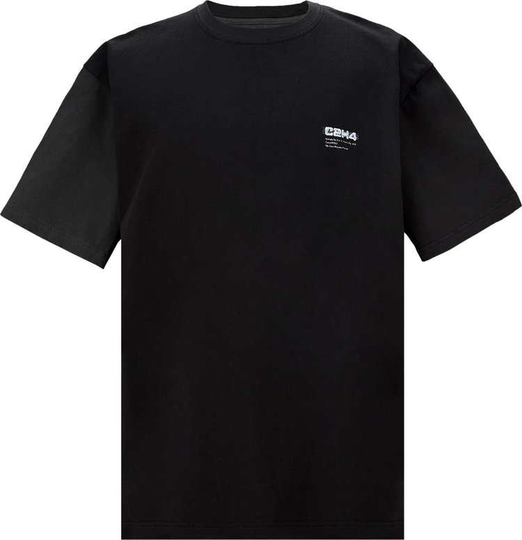 C2H4 Paneled T-Shirt 'Black'