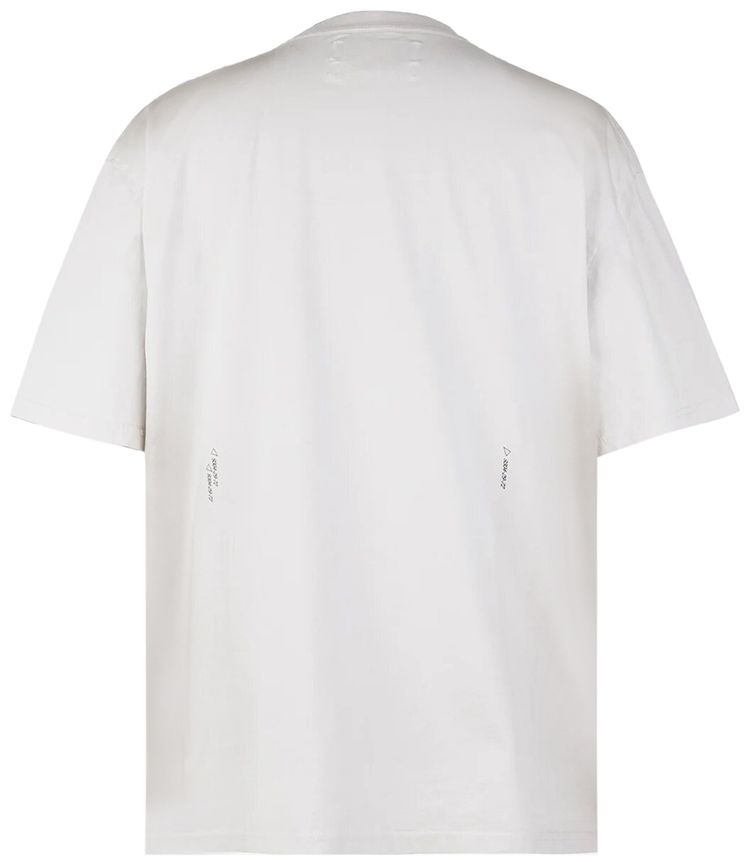 C2H4 Sprayed T Shirt Light Grey