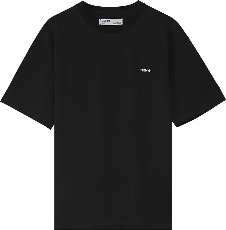 C2H4 Staff Uniform Staff Logo T Shirt Black