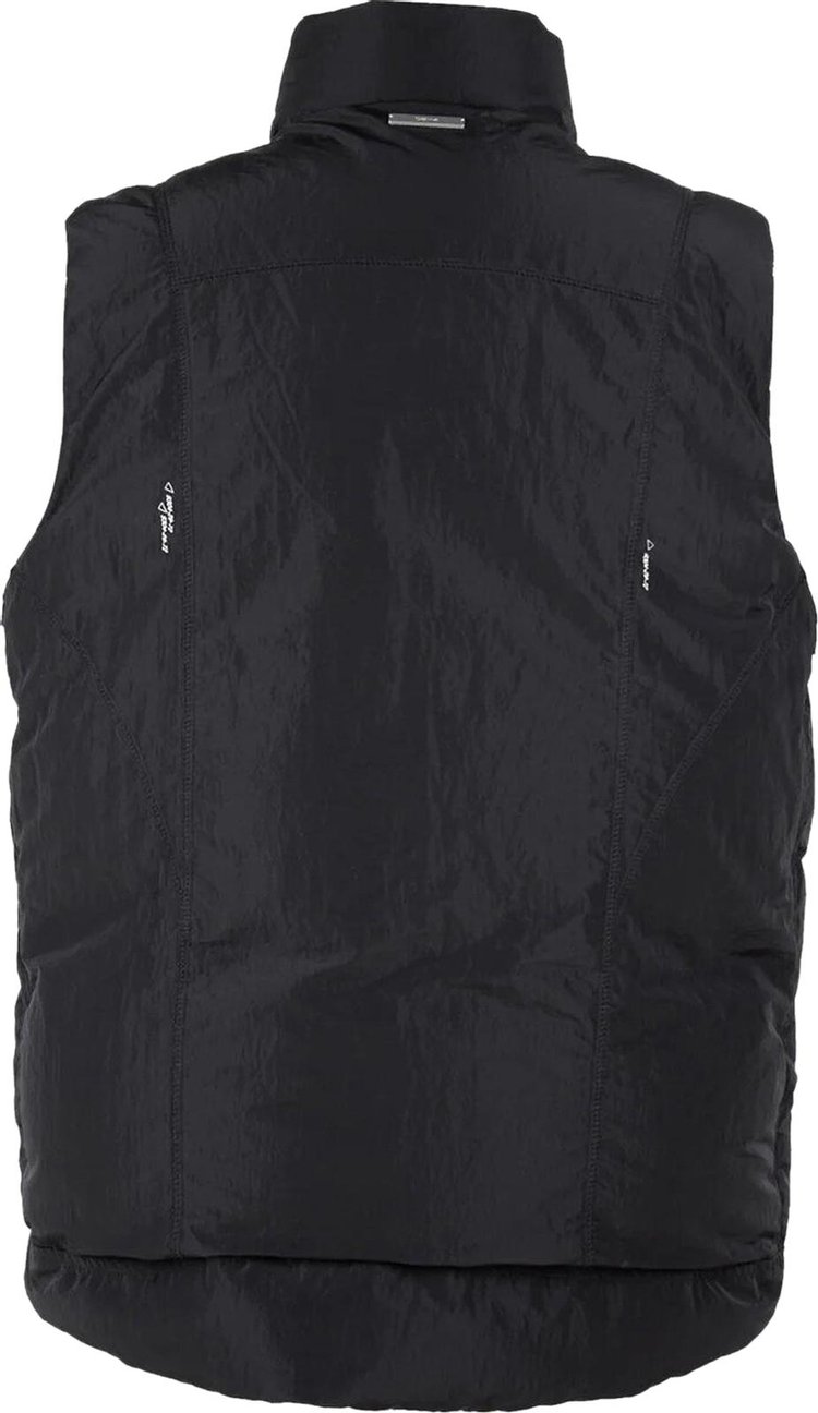 C2H4 Arc Sculpture Puffer Vest Black