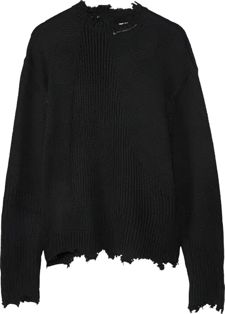 C2H4 Arc Sculpture Knit Sweater 'Black'