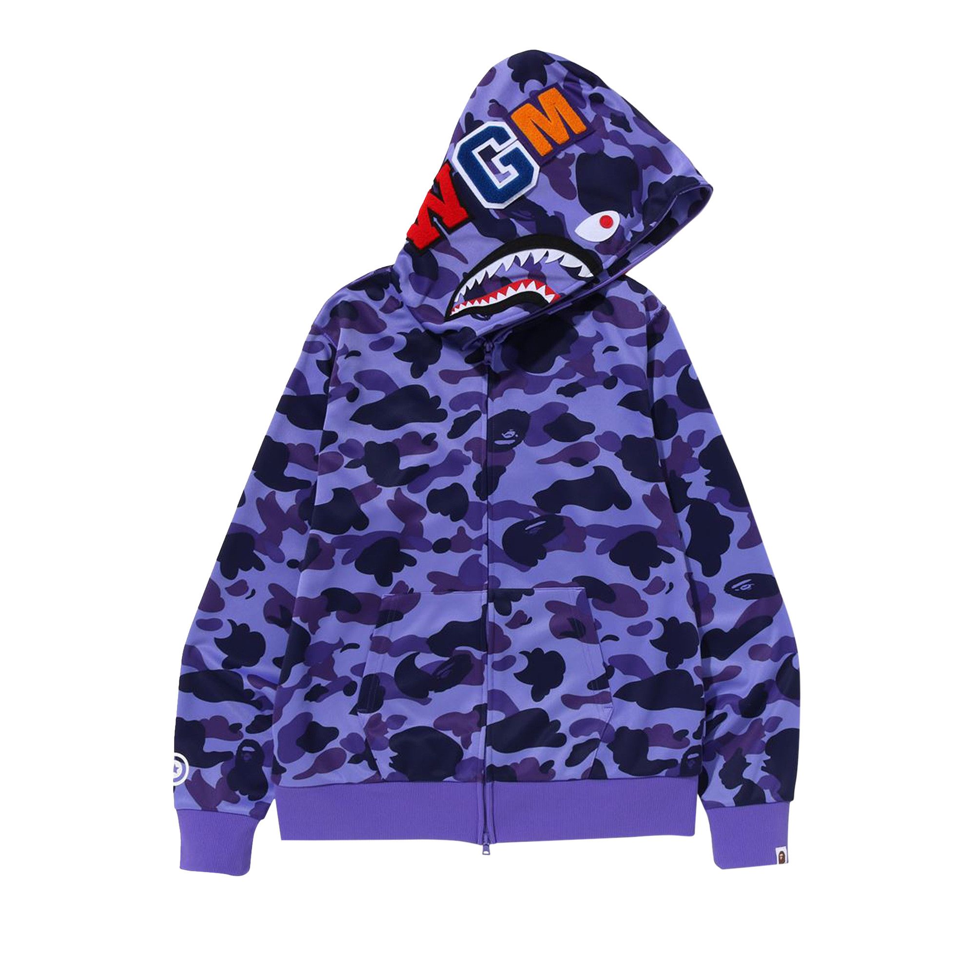 Purple bape sweatshirt outlet