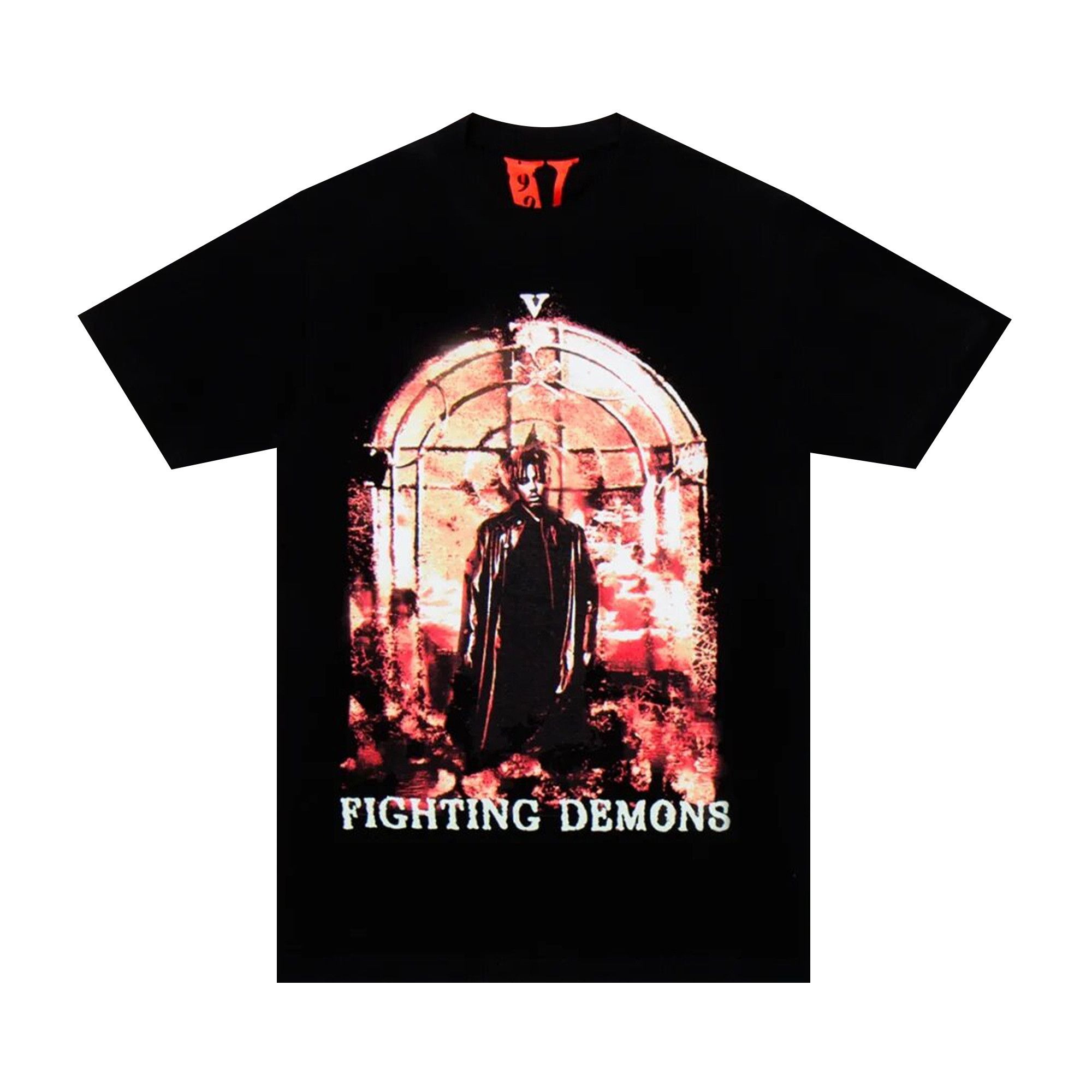 Buy Vlone x Juice WRLD Burner T-Shirt 'Black' - 1020