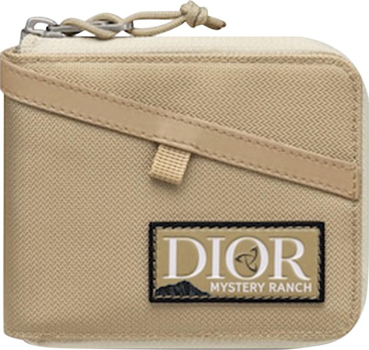 Dior Zipped Wallet 'Beige'
