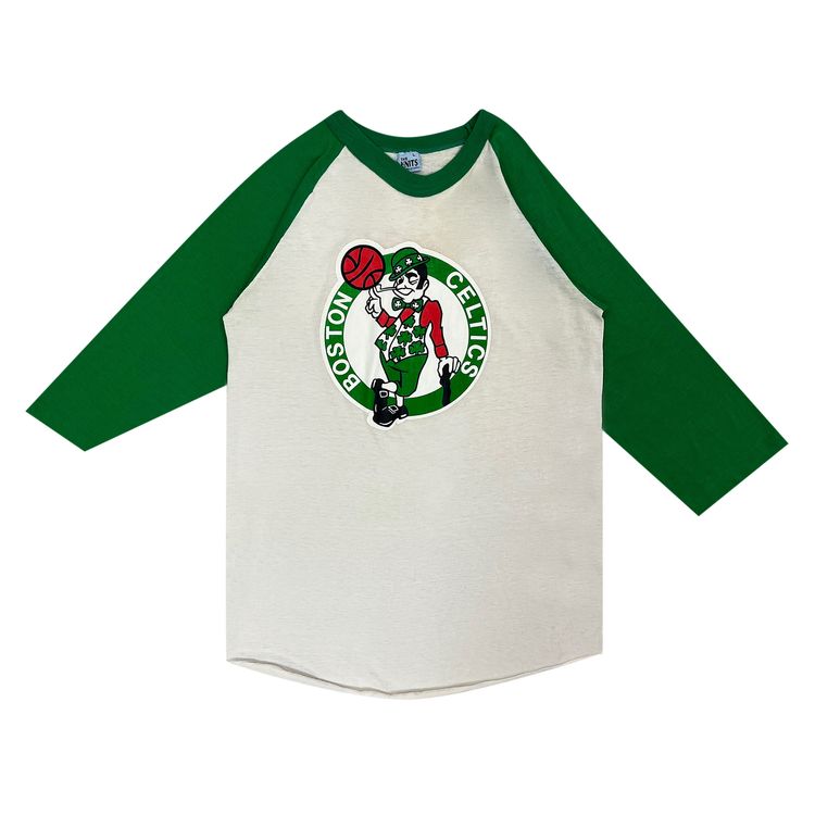 Vintage Boston Celtics Raglan 'White/Green'